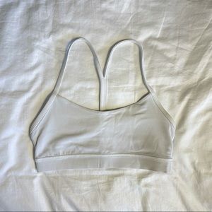 Lululemon Flow Y Bra, White
